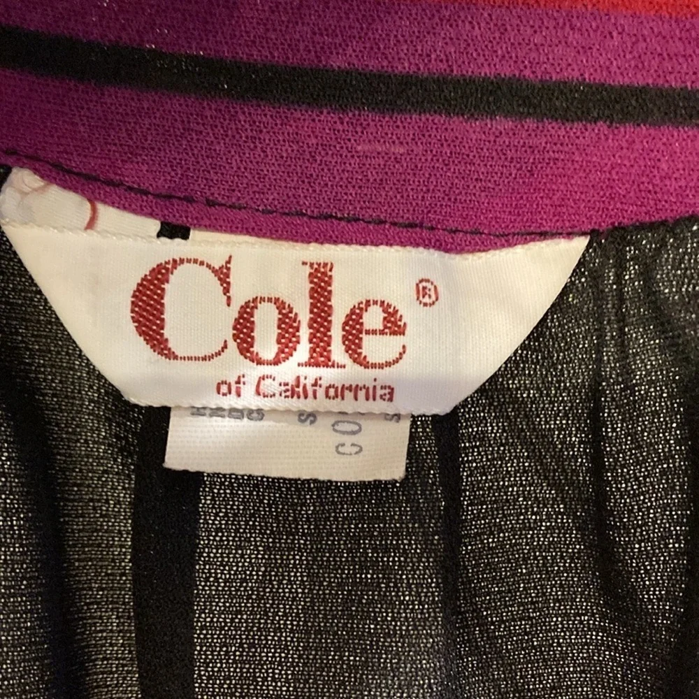Vintage Cole of California Swim Cover Up Skirt